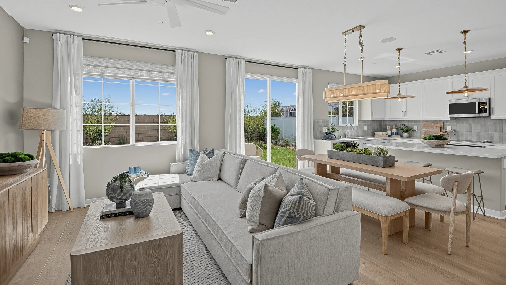 Living area open layout