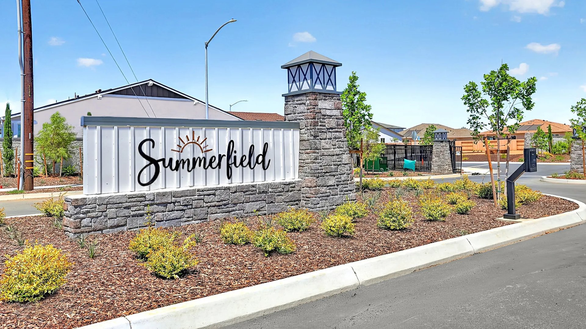Summerfield Entry Monument and Gate (Gated in Summerfield)