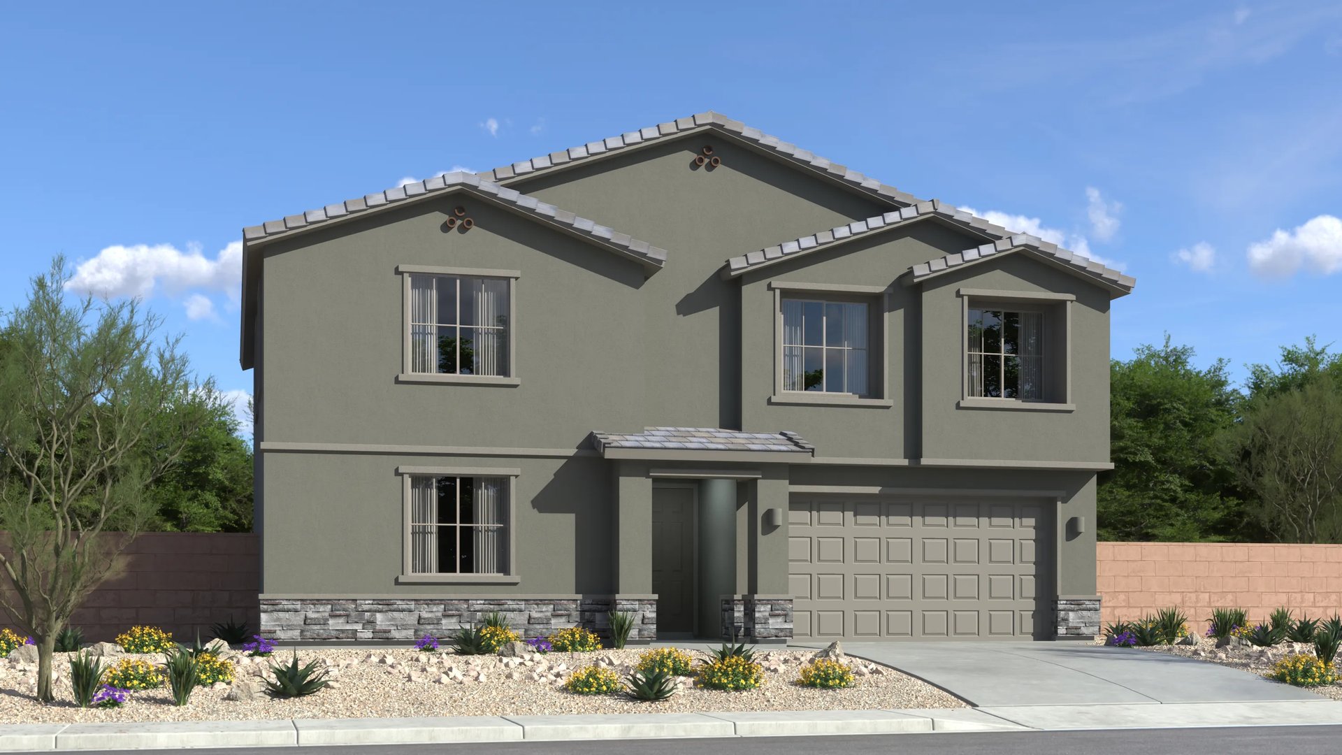 Home exterior render