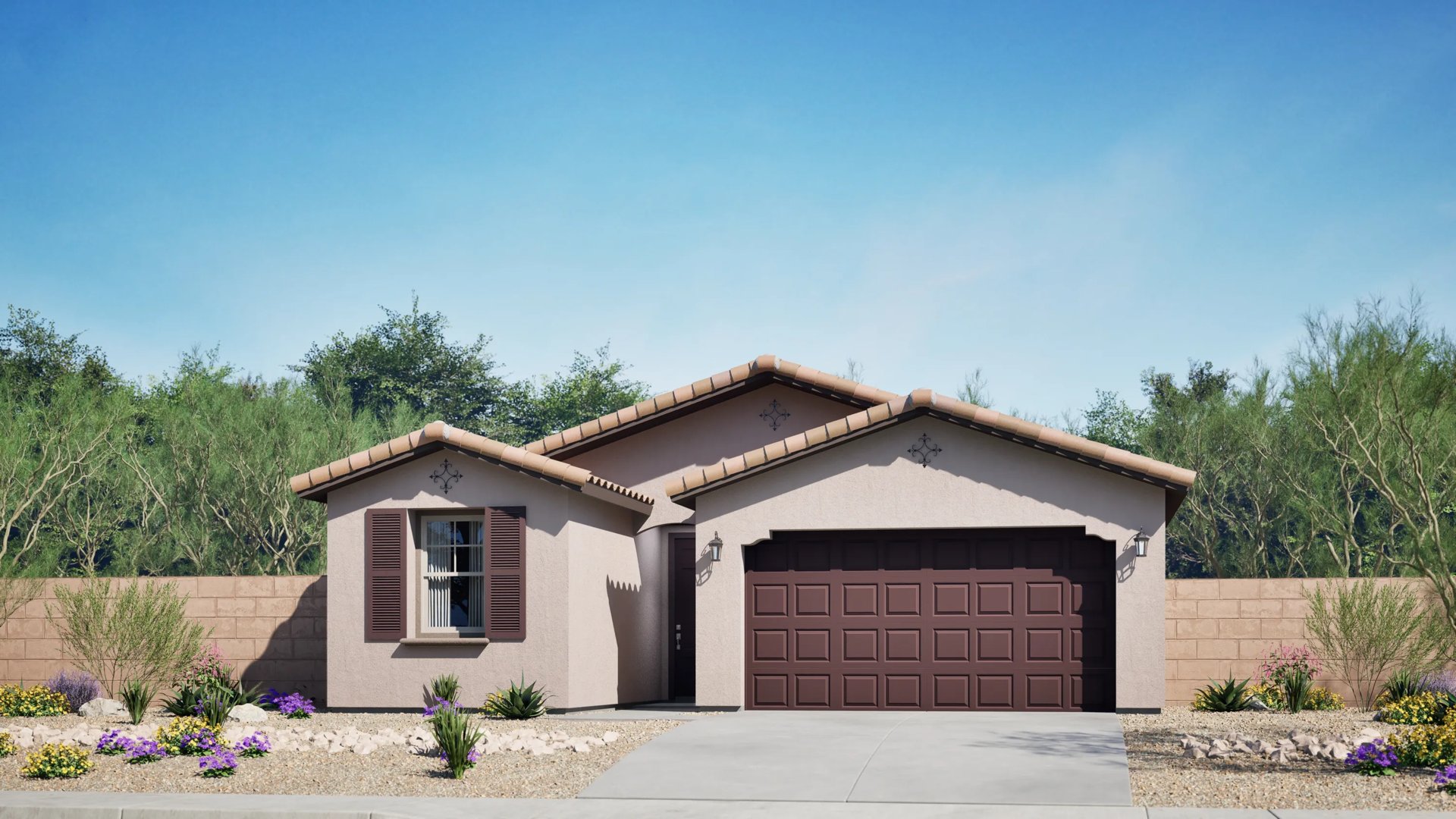 Home exterior Spanish Colonial