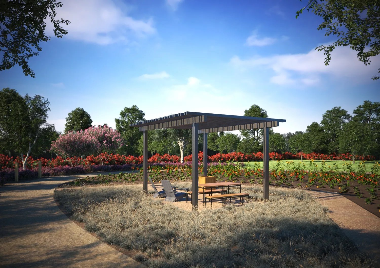 Picnic Area in The Farm in Poway