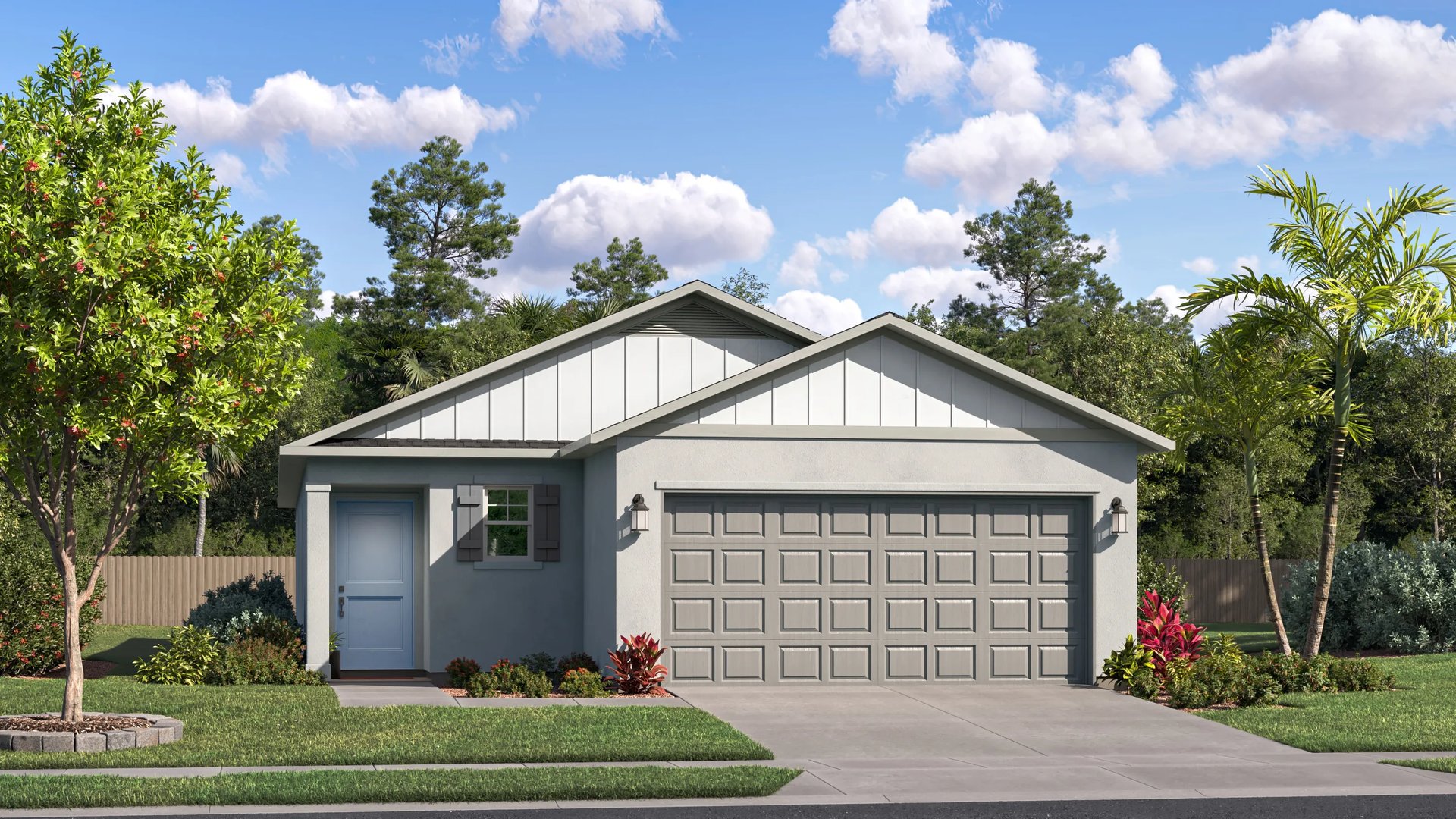 Exterior C with landscaping