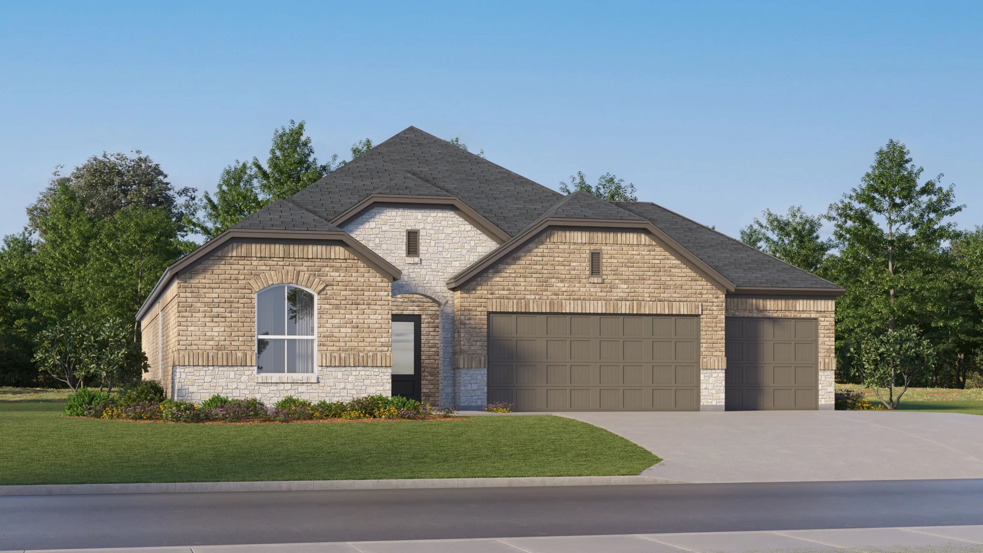 Nash w/ 3 Car Garage at 3032 Eriskay Drive, Providence Village, Texas