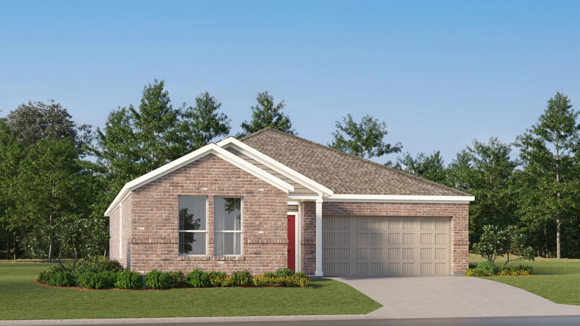 Exterior D4 with landscaping