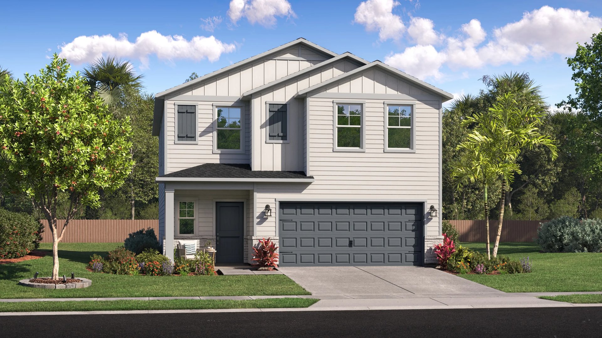 Full view of Exterior L (Edison II at 6392 Firebush Rd, Villages Of Westport 40s)