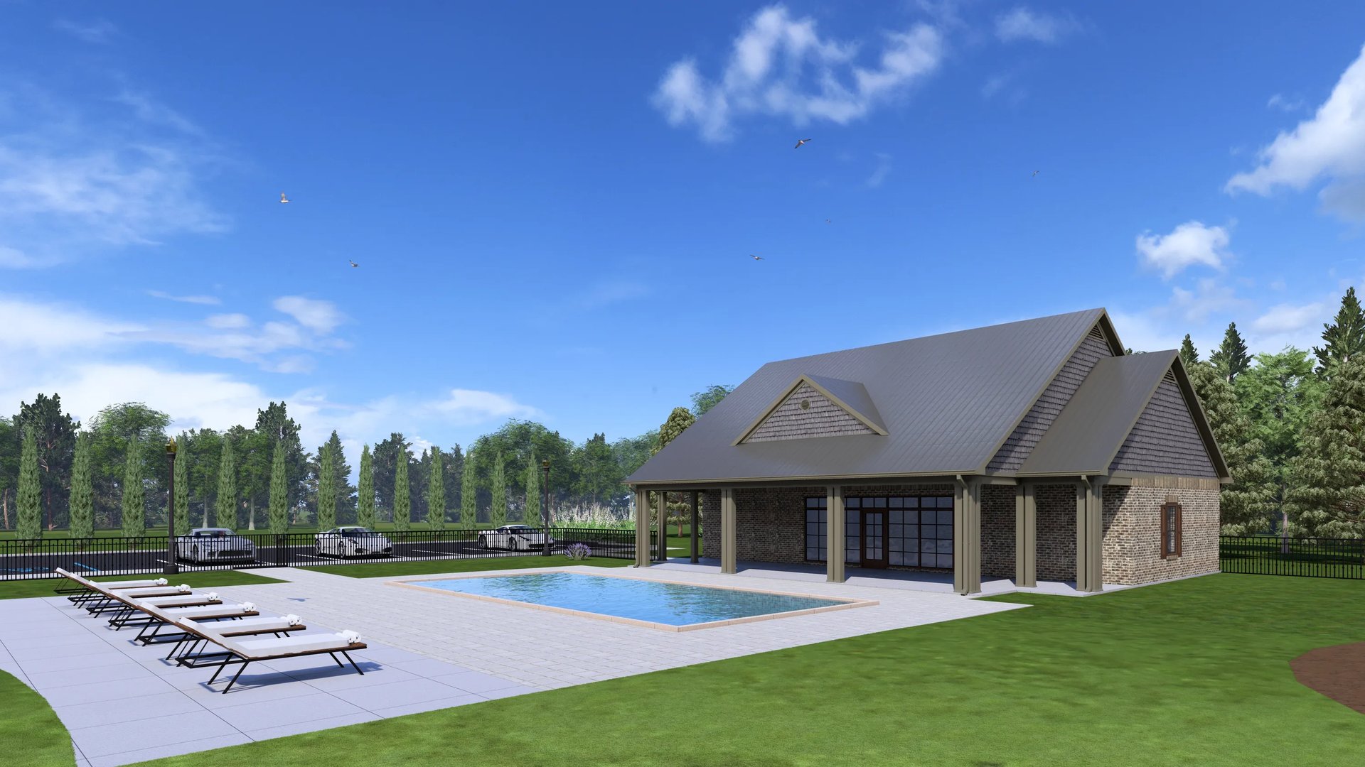 Pool house (Pool House in The Reserve at The Retreat)