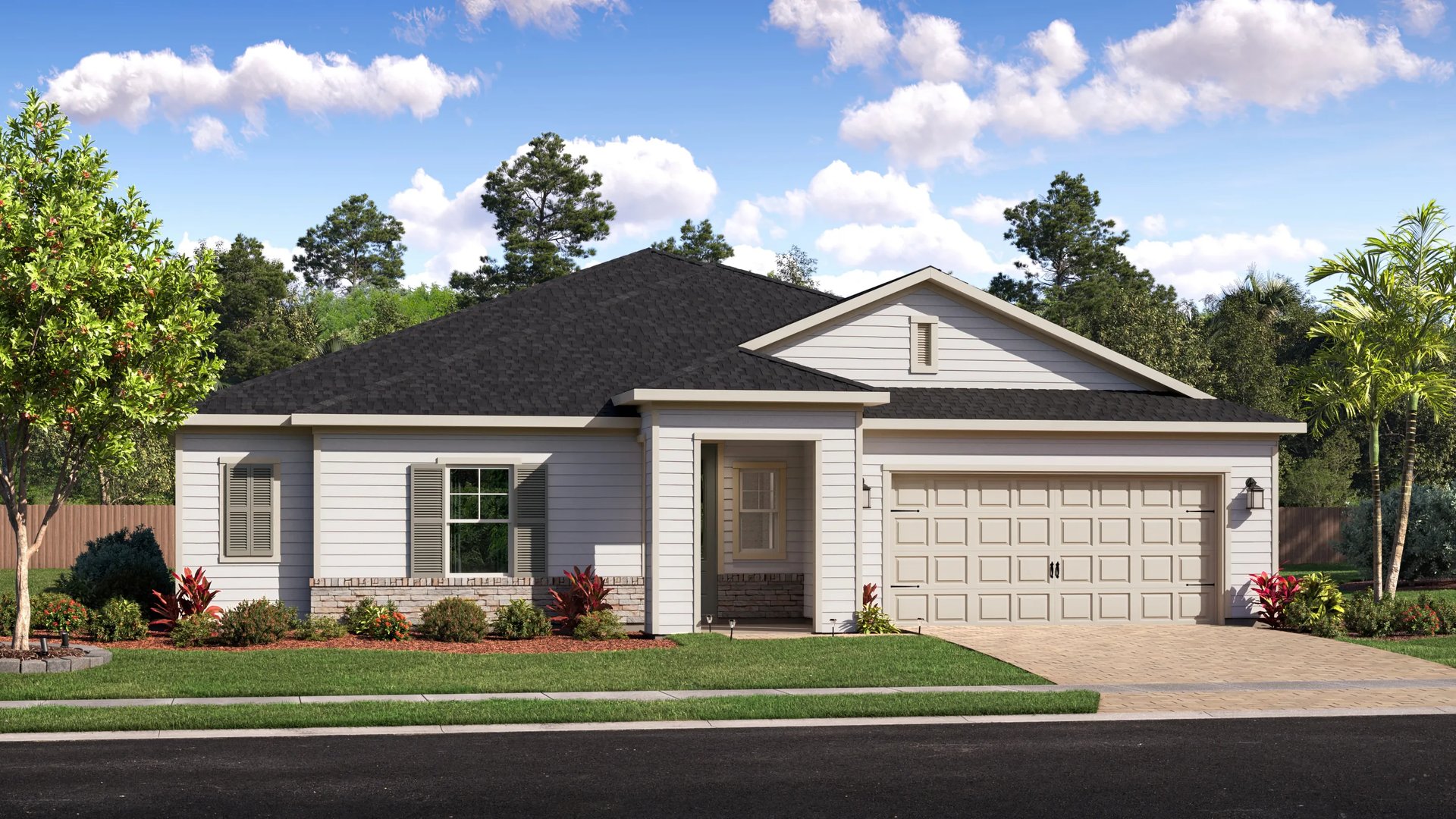 Front view of Exterior A