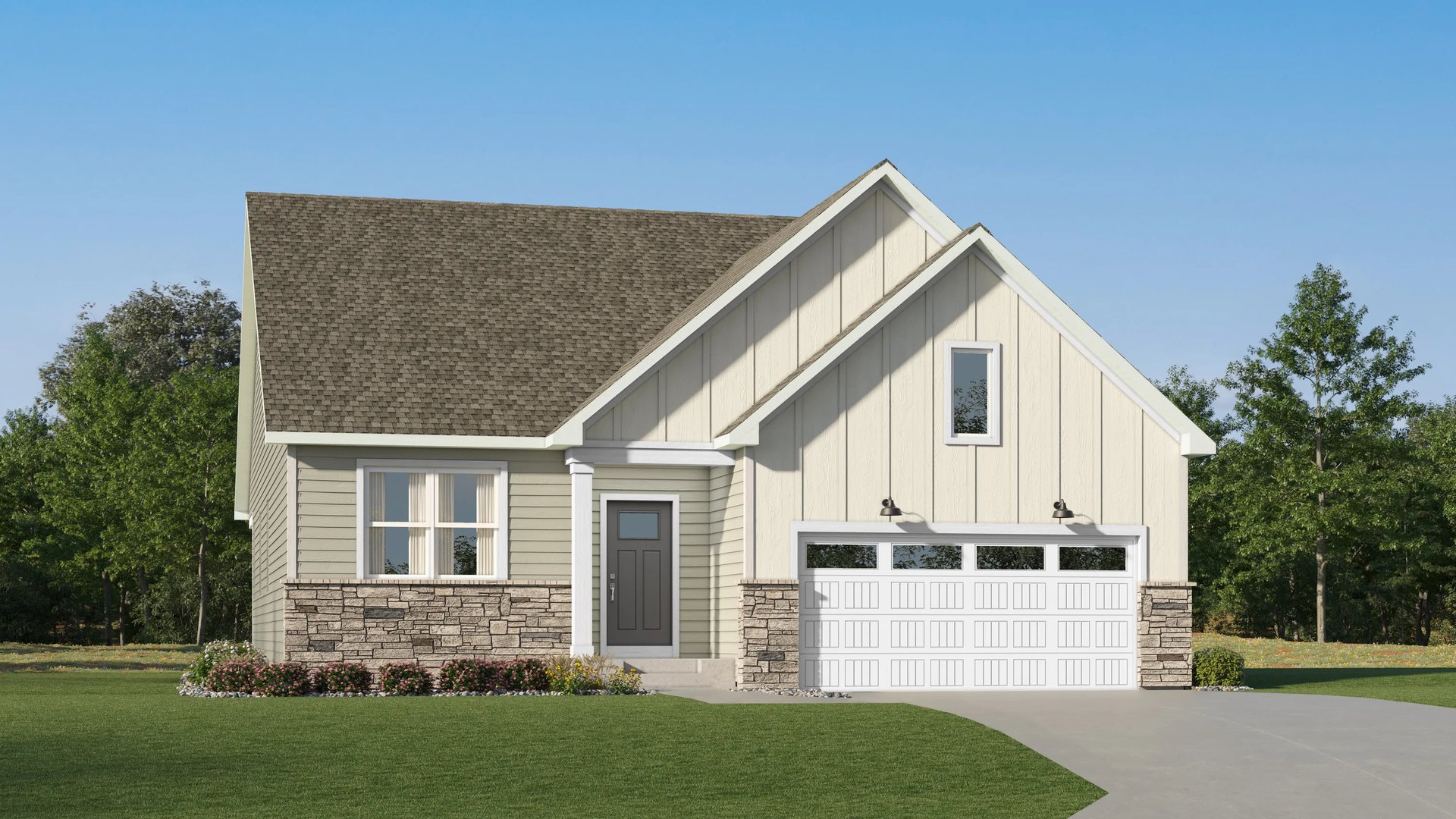 Exterior A2 with landscaping