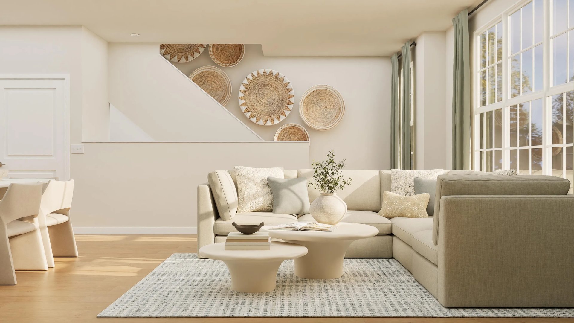 Open-concept family room