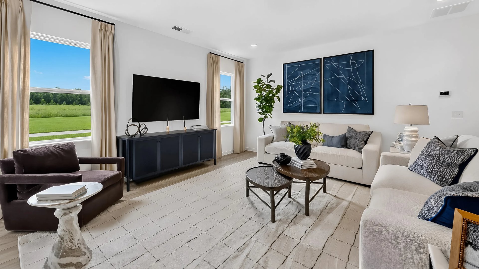 First-floor living room