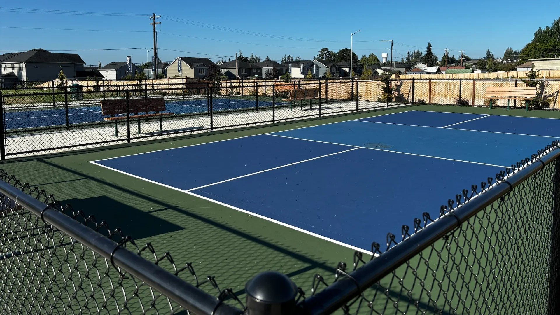 Pickleball Court in Stockbridge Meadow