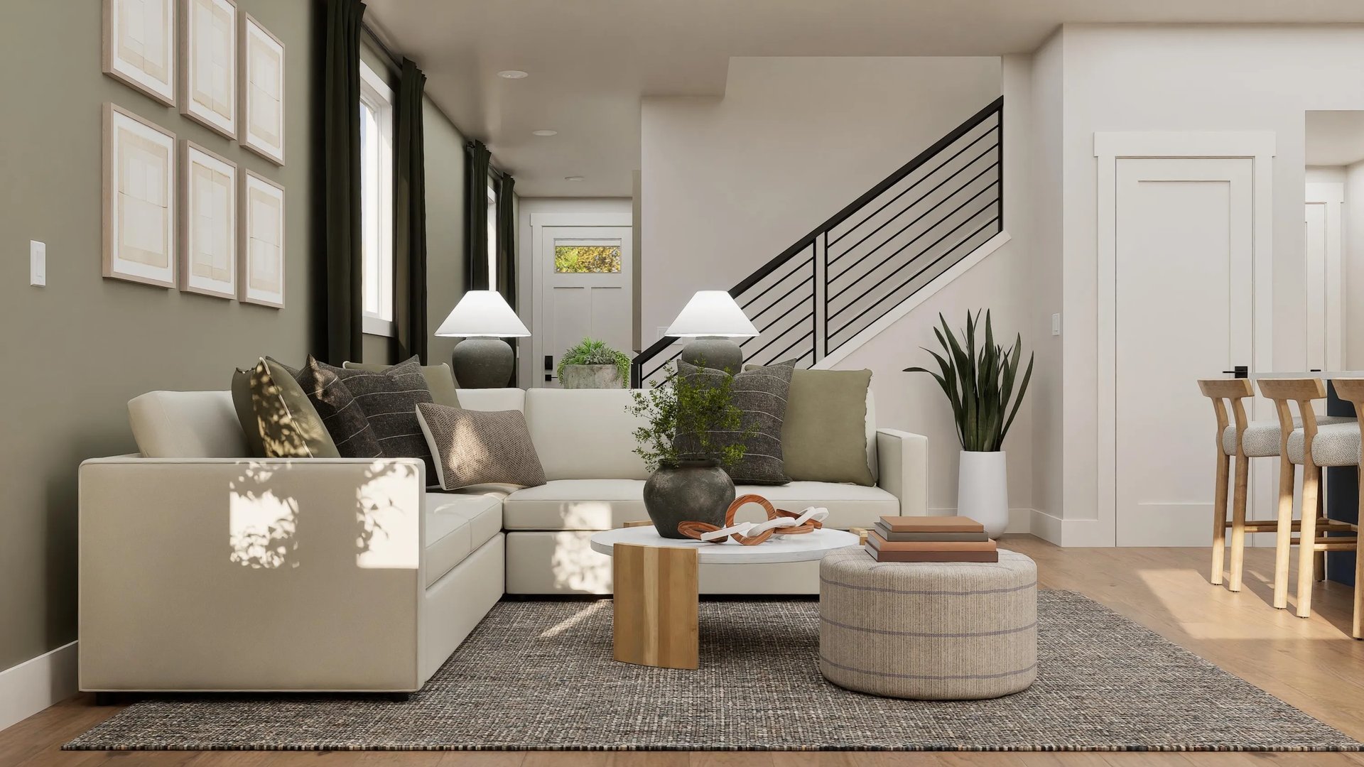 Living area frontview