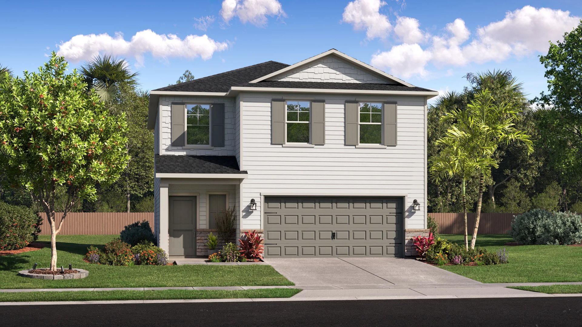 Full view of Exterior K (Columbus II at 6400 Firebush Rd, Villages Of Westport 40s)