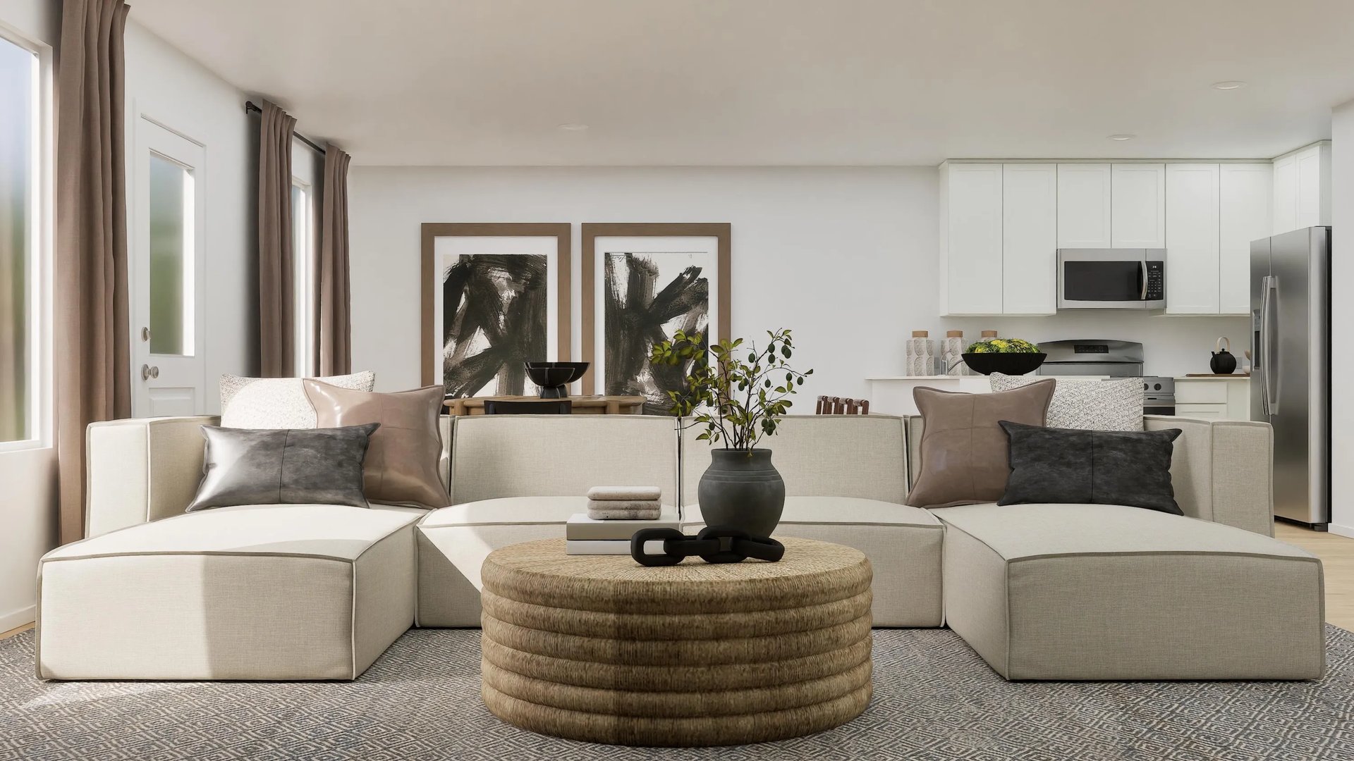 Living area frontview