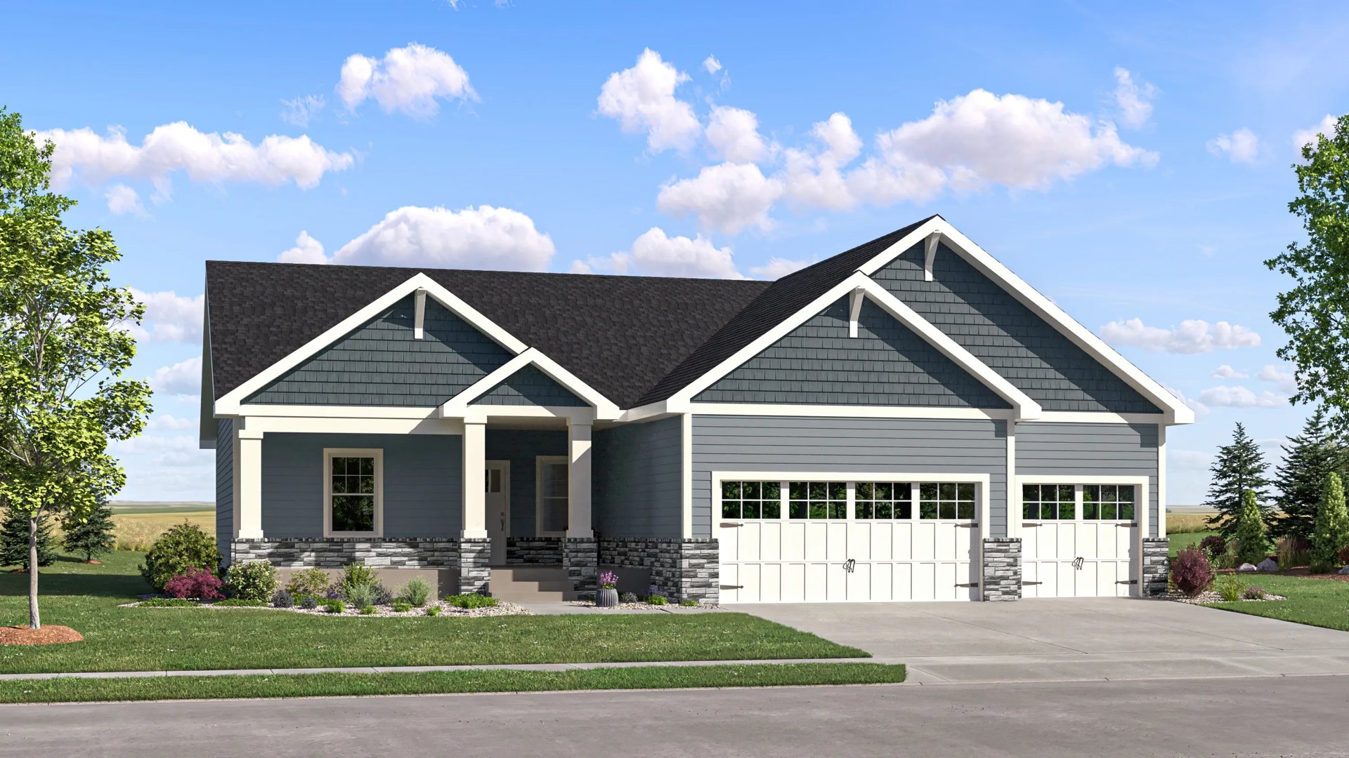 Home exterior render streetview
