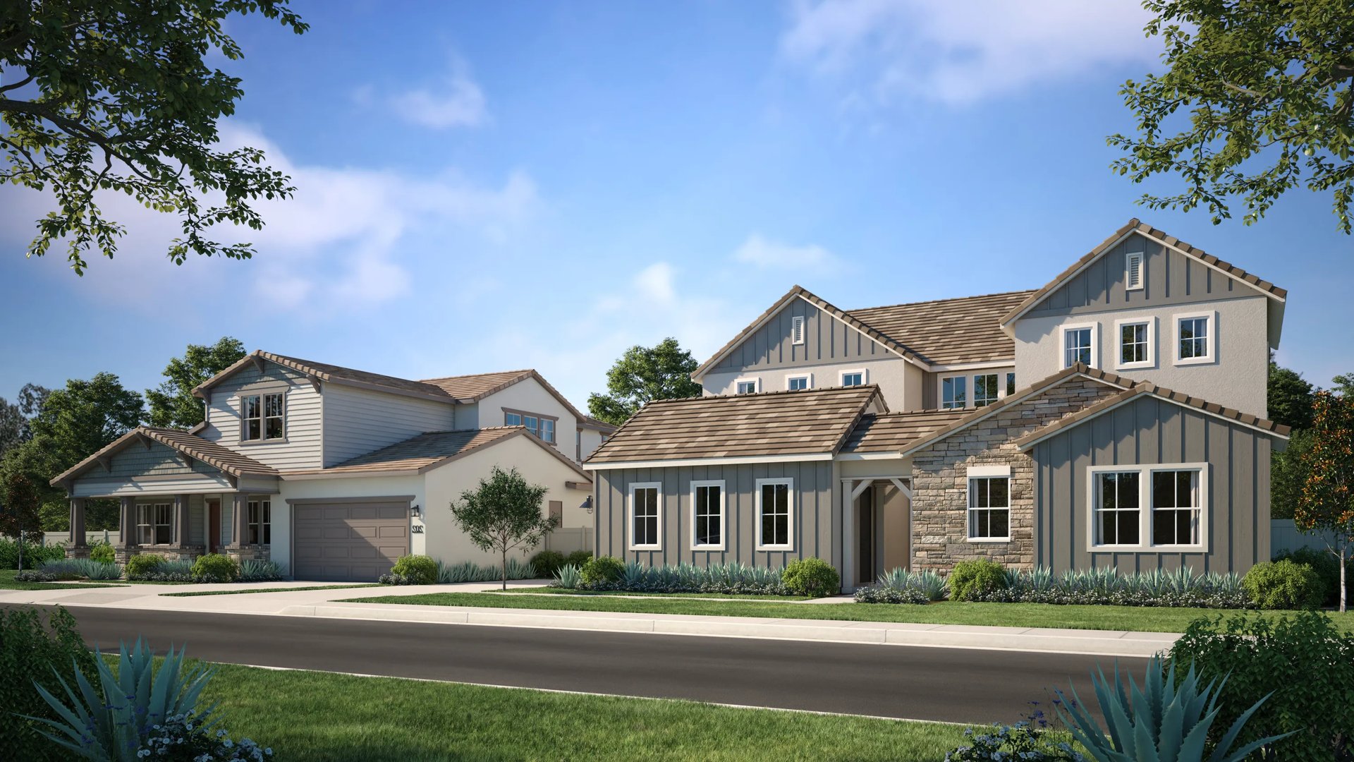 Neighborhood streetscape (The Farm in Poway)