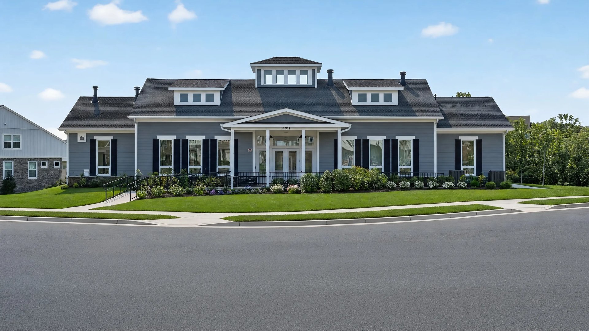Clubhouse exterior (Clubhouse in Beechfield Manors | Active Adult 55+)