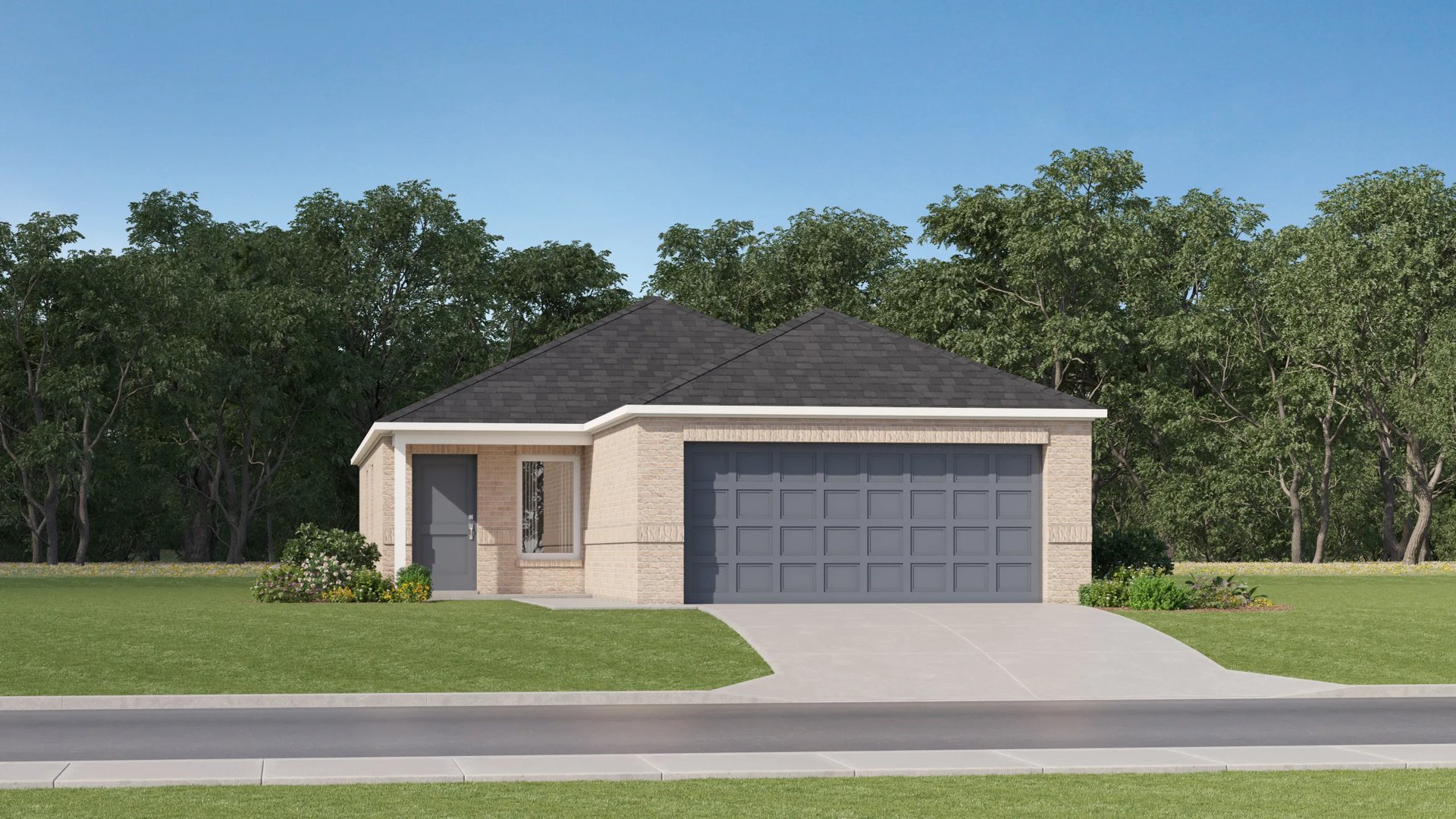 Home exterior render (Oakridge (Exterior C4) in Willow Trails)
