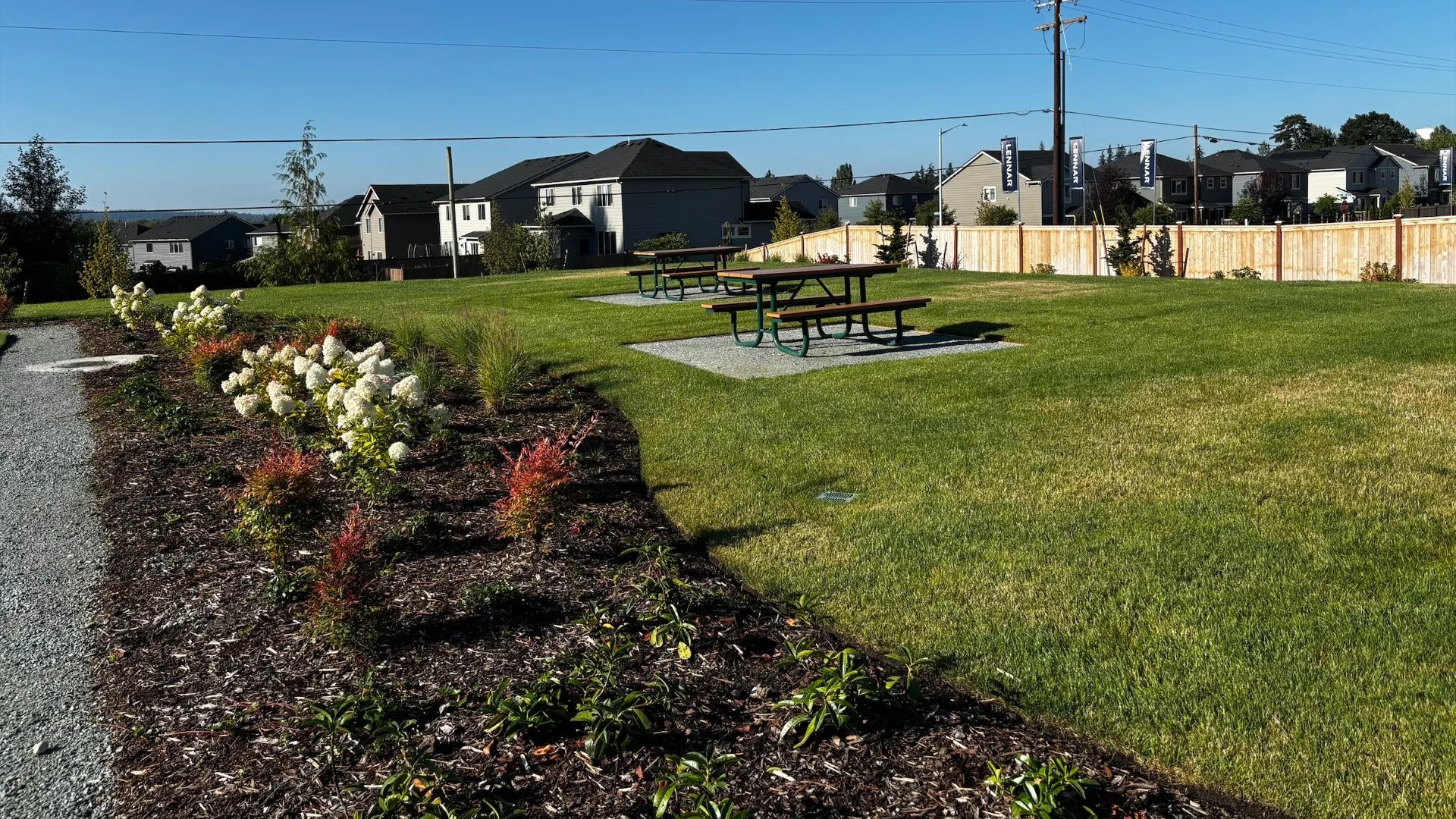 Picnic Area in Stockbridge Meadow